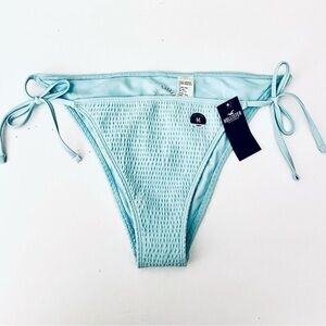 Hollister blue bikini cheeky bottoms Size M #swimwear #beachy